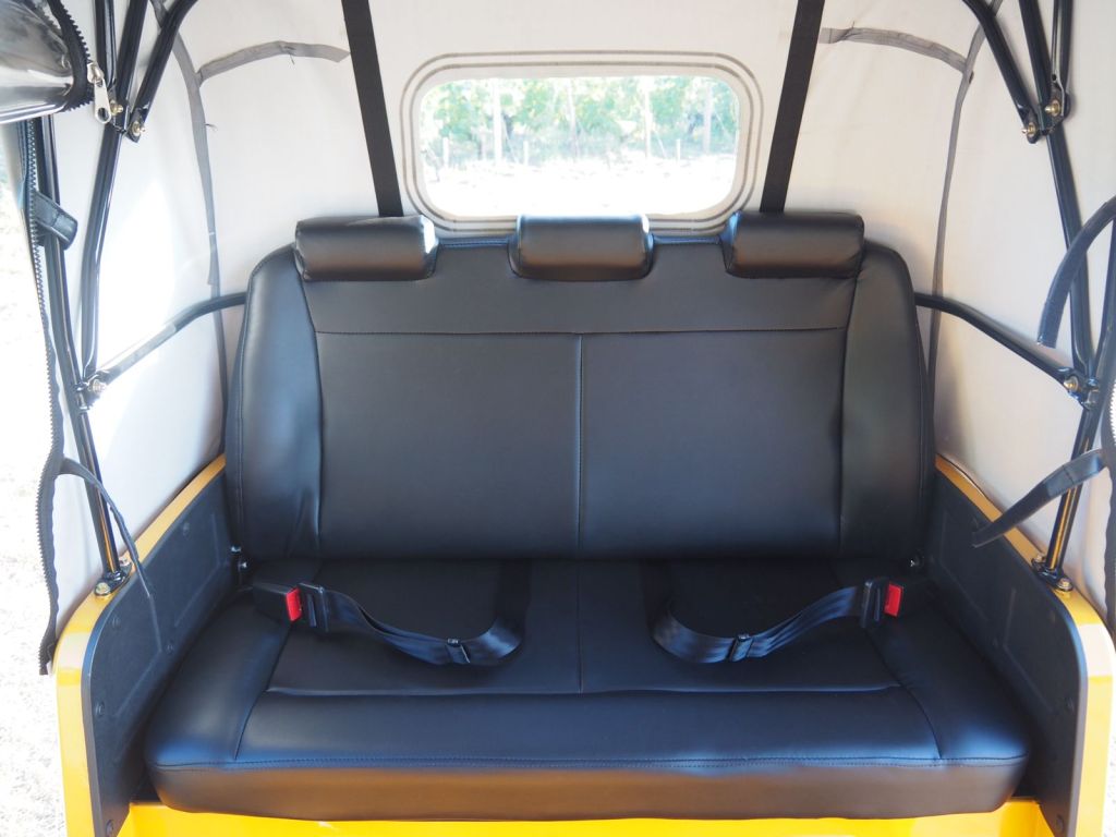 Banquette passagers du tuk-tuk électrique VAGO 3 places