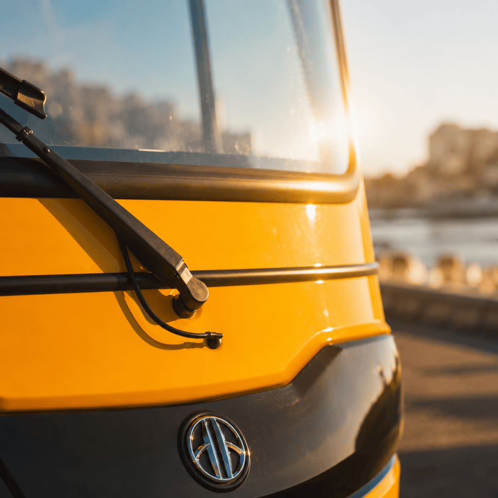 Tuk-tuk électrique VAGO jaune homologué pour circuler en France